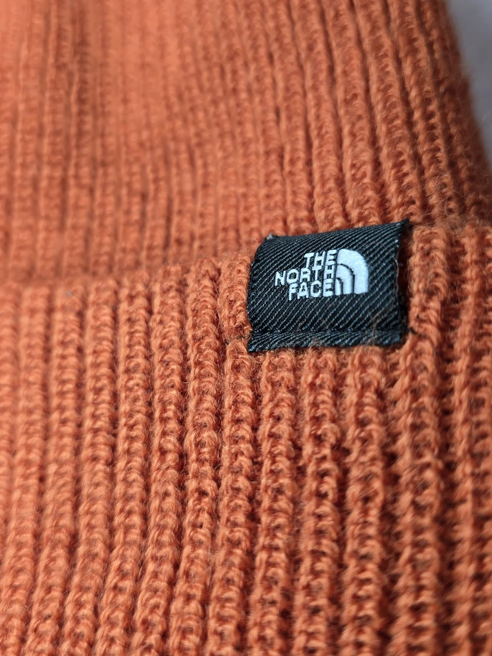 The North Face Kid's Orange Knit Beanie Hat Size  Small NWOT